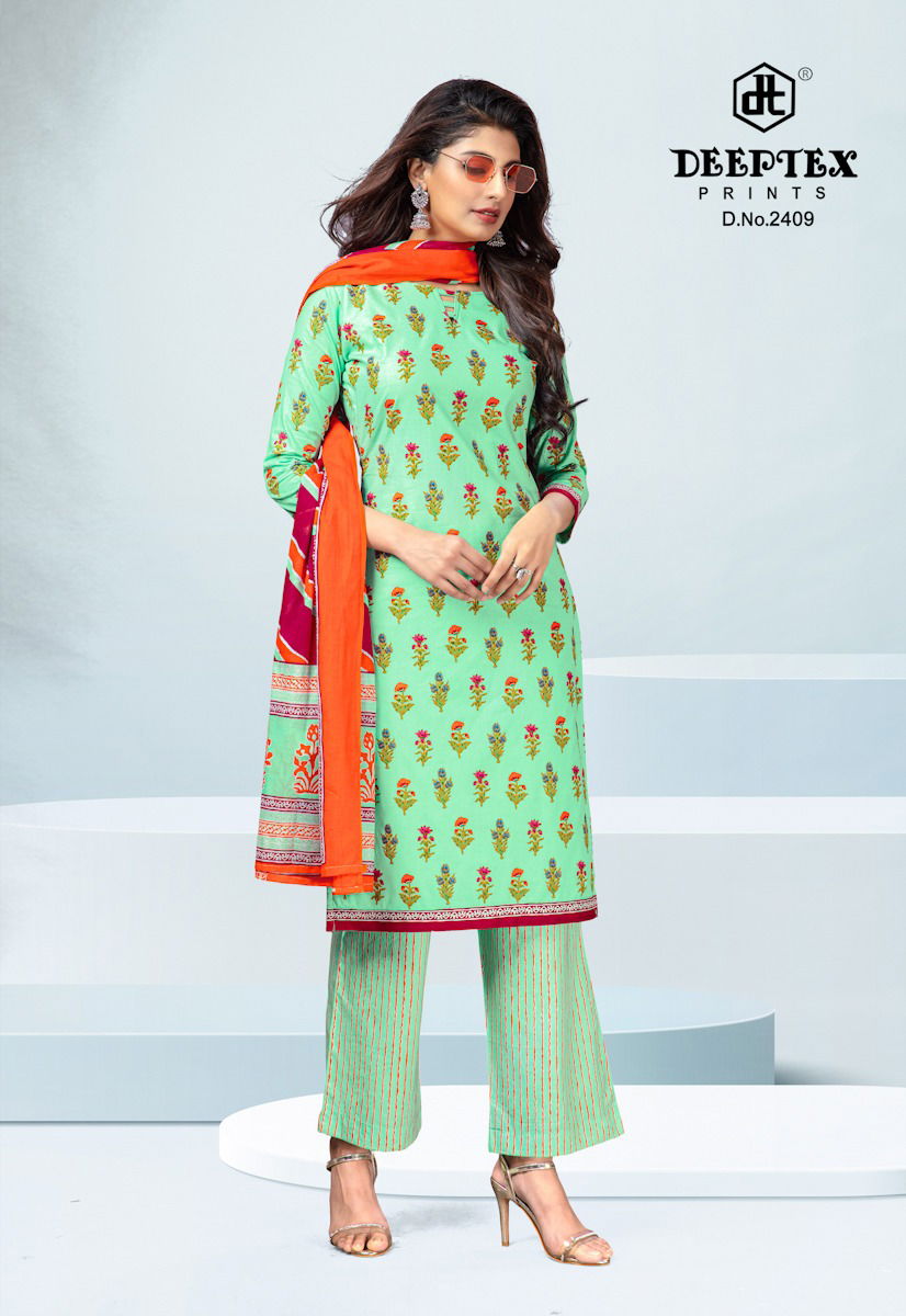 Deeptex Chief Guest 24 Casual Daily Wear Printed Cotton Dress Material Collection